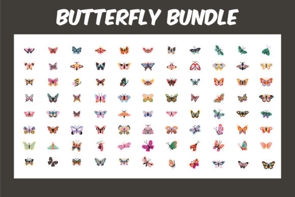 Colorful Decorative Butterfly Bundle