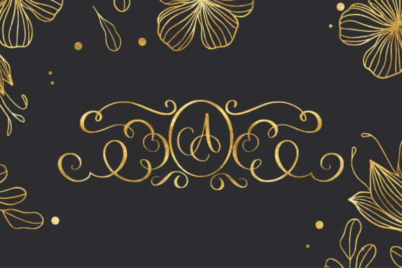 Decorative Monogram: Elevating Your Designs with Dainty Elegance