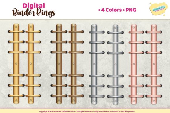 Digital Planner Binder Rings Metallic: A Practical Asset for Modern Planning
