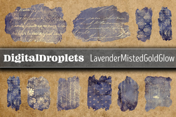 Elevating Digital Design: The Strategic Value of Lavender Misted Gold Brush Strokes V2