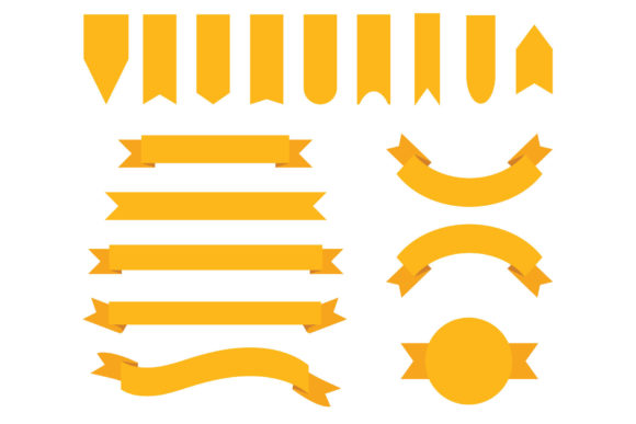 Evaluating the Gold Badge Banner Clip Art Set for Professional Design Projects