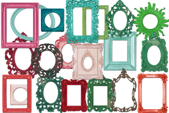 Frames Clip Art: Vintage & Modern Design Assets