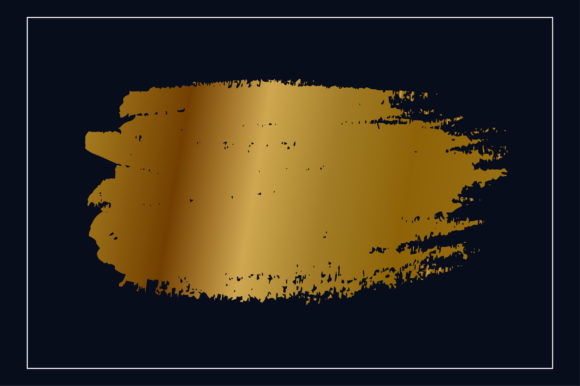 Handmade Stain Golden Brush Stroke: Elevating Your Design Projects with Luxury and Precision