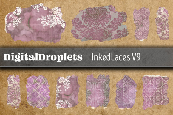 Inked Laces Vol. 9 Brush Strokes: Elevate Your Digital Scrapbooking and Design Projects