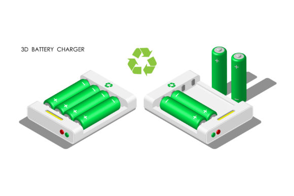 Isometric Charger with Batteries Inside: The Future of Portable Power
