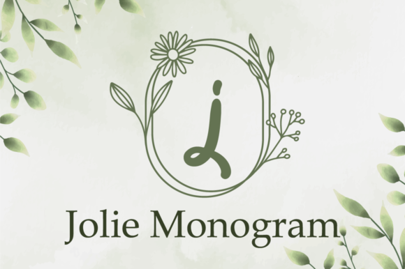 Jolie Monogram: The Delicate Touch for Elevated Designs