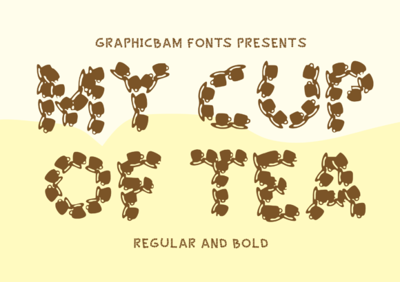 My Cup of Tea: The Playful Decorative Font That Brings Warmth to Your Designs