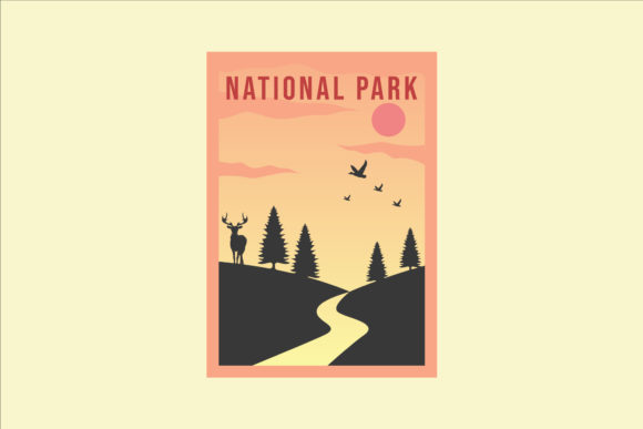 National Park Minimalist Vintage Poster Guide