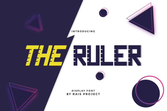 The Ruler: A Playful Font That Adds Structure to Creativity