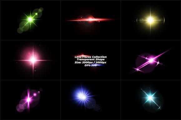 Transforming Your Visuals with Colorful Digital Lens Flares