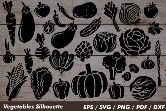 Vegetables Silhouette: Unlocking Creative Potential for Everyday Projects
