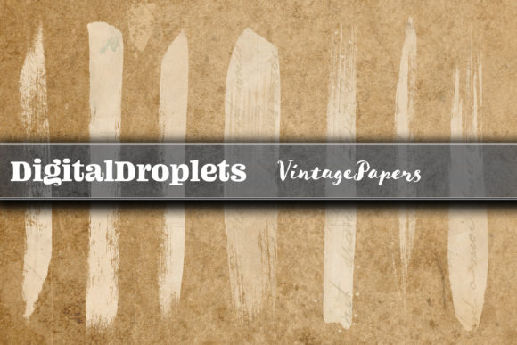 Vintage Papers Brush Strokes Collection