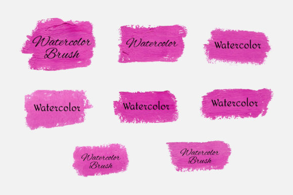 Watercolor Abstract Vector Brush Stroke: Elevating Digital Design with Handcrafted Texture