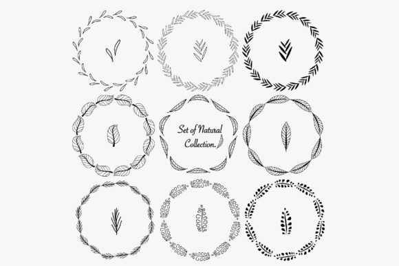 Wreaths Frame Clipart for Creative Projects